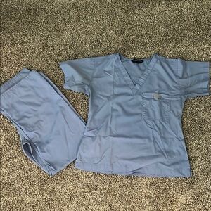 Sky Blue- Blue Sky Scrub Set